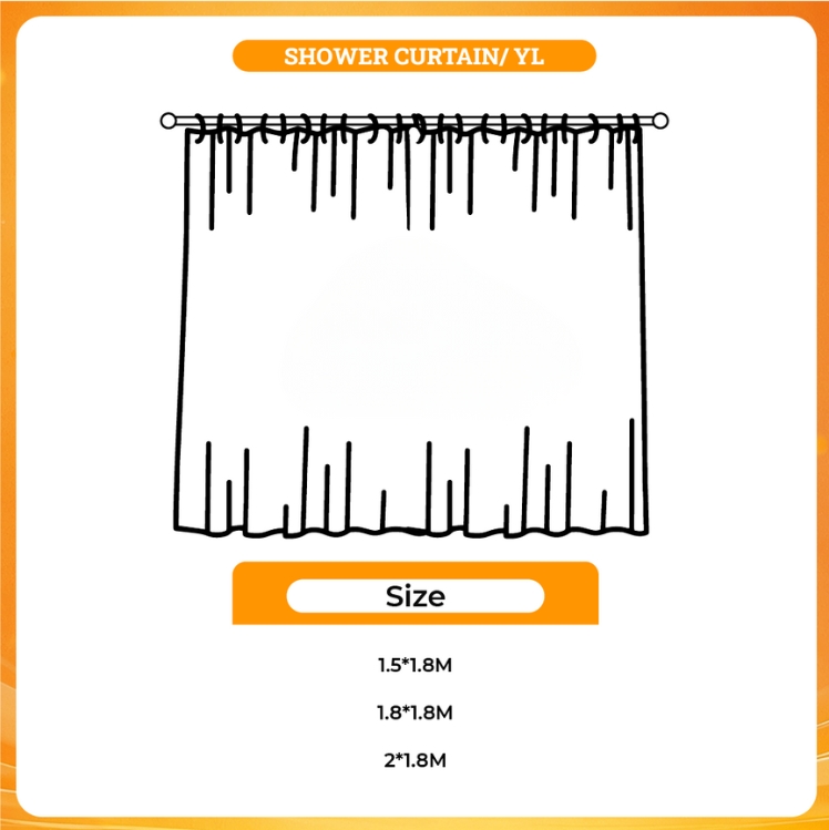 3D shower curtain - BigBang UK Shop