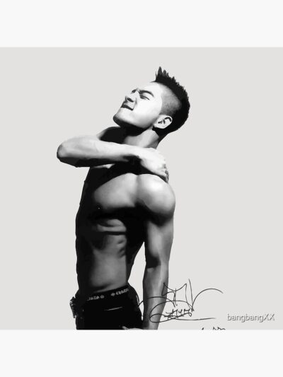 Alternative view of Sexy Taeyang With Hand Sign Throw Pillow