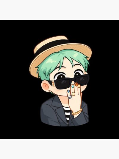 Alternative view of Cute Chibi G Dragon Design Throw Pillow