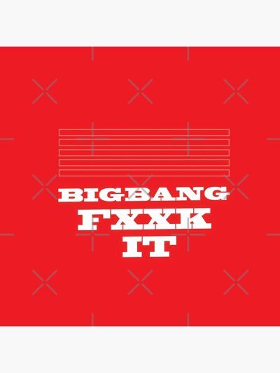 Alternative view of Bigbang Fxxk It Throw Pillow