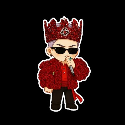 Alternative view of Cute Chibi G Dragon Gd Red Roses Coat Ubersch World Tour Tote Bag