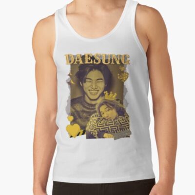 Alternative view of Daesung Bigbang Retro Y2k Preppy Yellow Scrapbook Collage Design Tank Top