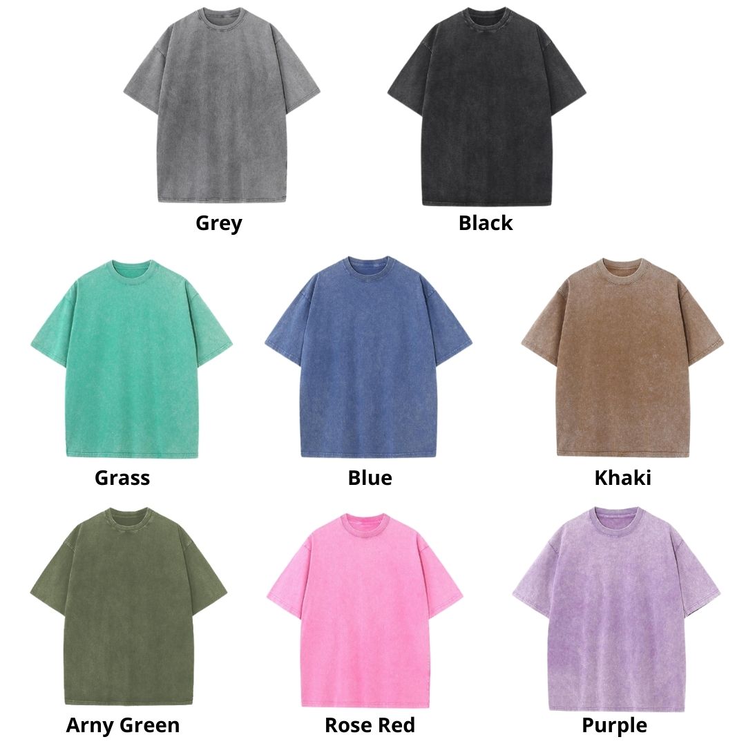 Mineral Wash T Shirt Color - BigBang Shop UK